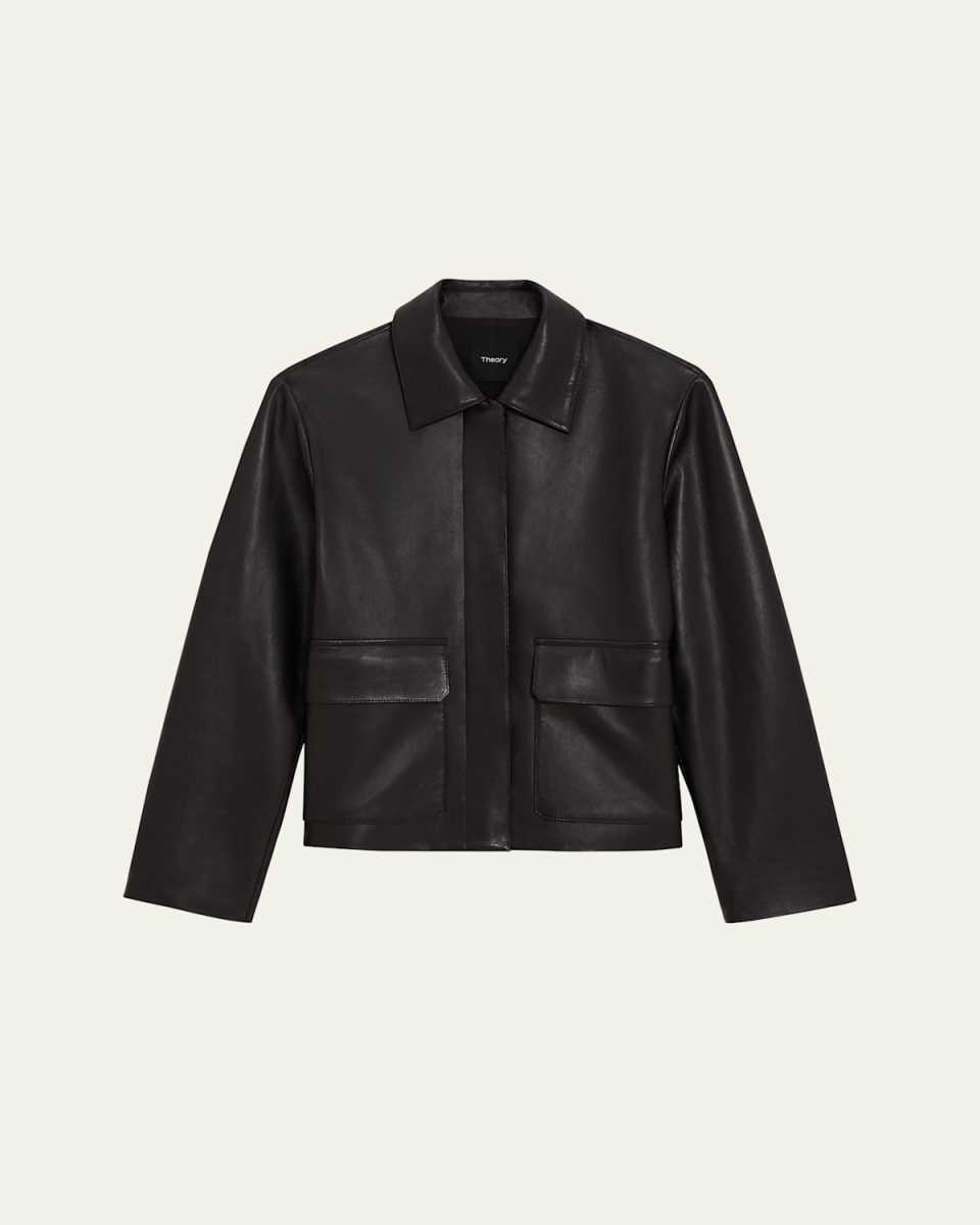 Boxy Leather Jacket